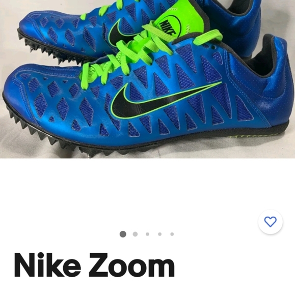 Nike | Shoes | Nike Zoom Maxcat Trackfield Sprinting Spikes Mens 1 Neon  Blue Nwot | Poshmark